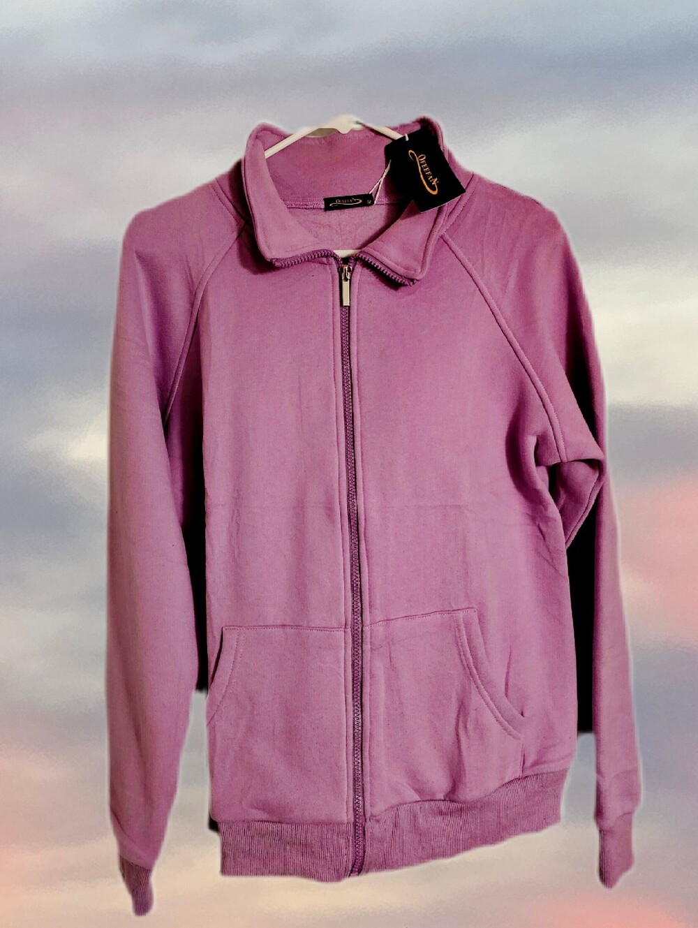 5/$20 Nwt Ofeefan Lilac Fleece Lined Zipper Jacket M